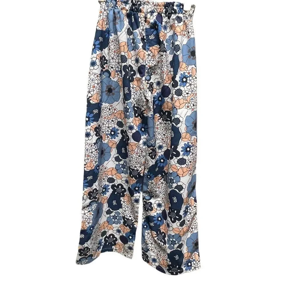 Maia by Caner Bebe size 8-9 wide leg floral  pants